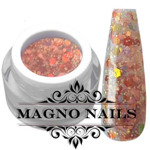 UV Gel - 5469 - Confetti Gel - Mermaid Red